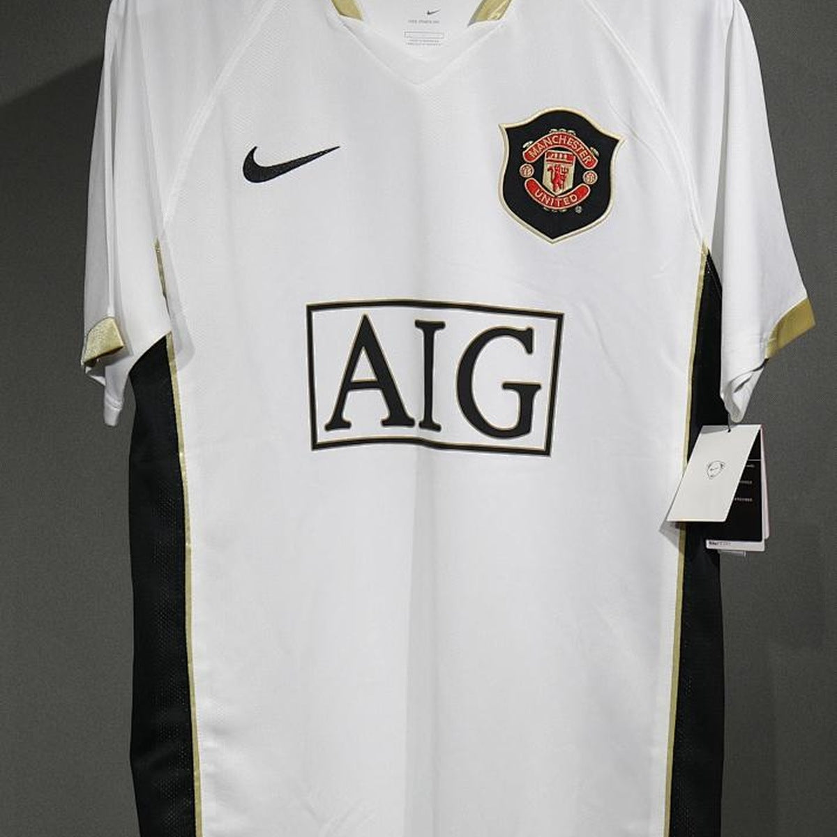 Jersey Manchester United 2006-07 Visitante blanco, foto 13 de 13
