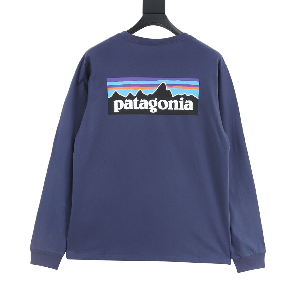 Playera Manga Larga Patagonia P 6 Logo Azul Marino, foto 9 de 9