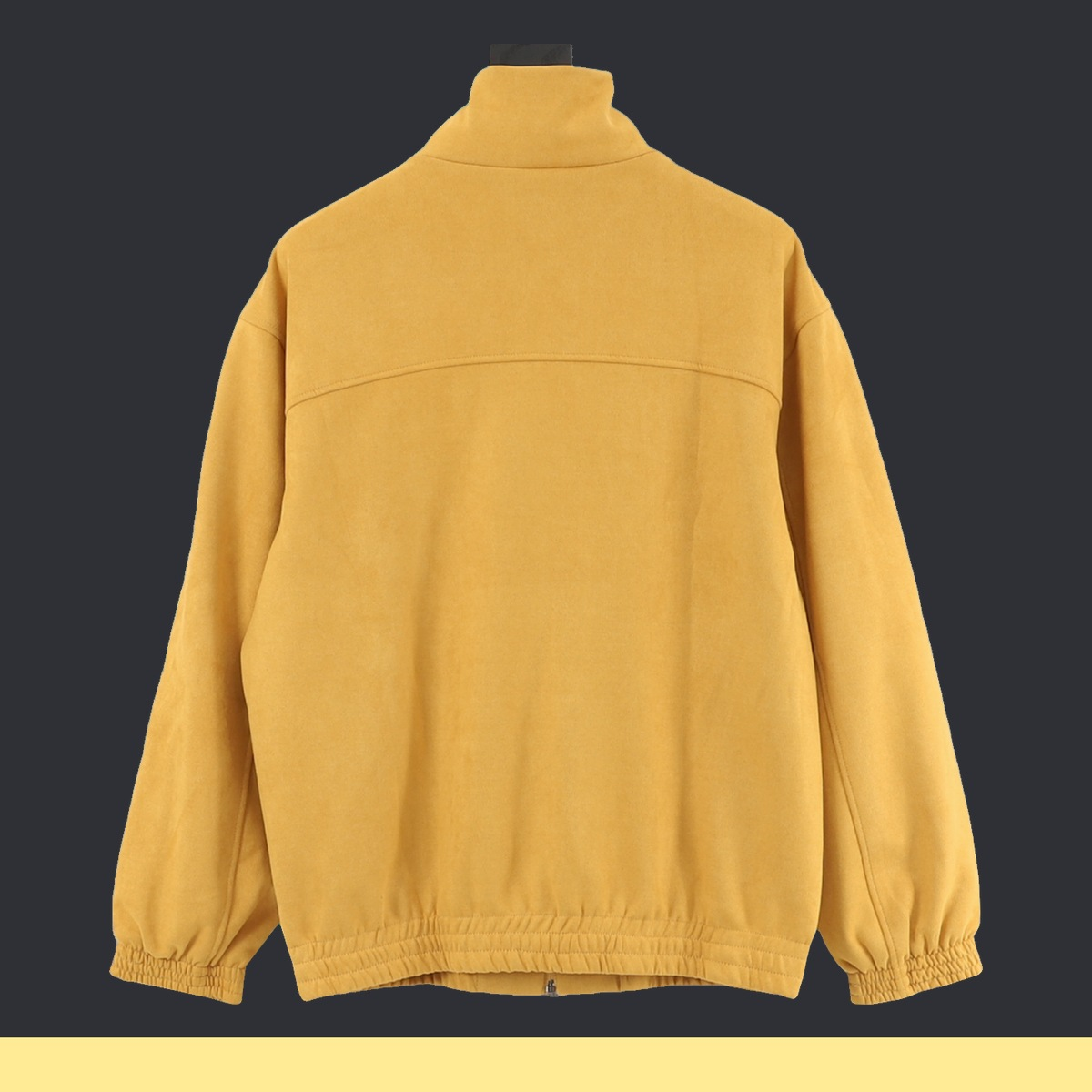 Chamarra adidas Tang Año Nuevo Chino amarilla, vista de espalda