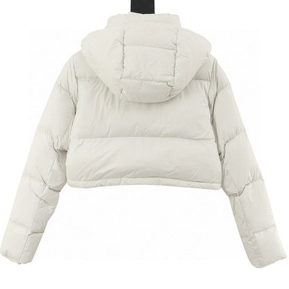 Chamarra de Plumas lululemon Wunder Puff Super Cropped Blanca blanco, foto 9 de 9