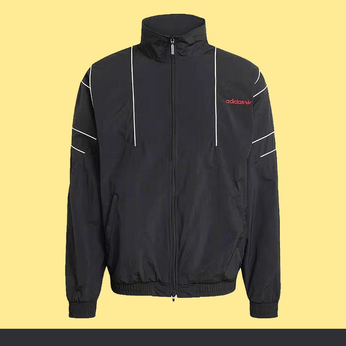 Chamarra adidas Ribetes en Contraste beige, foto 1 de 6