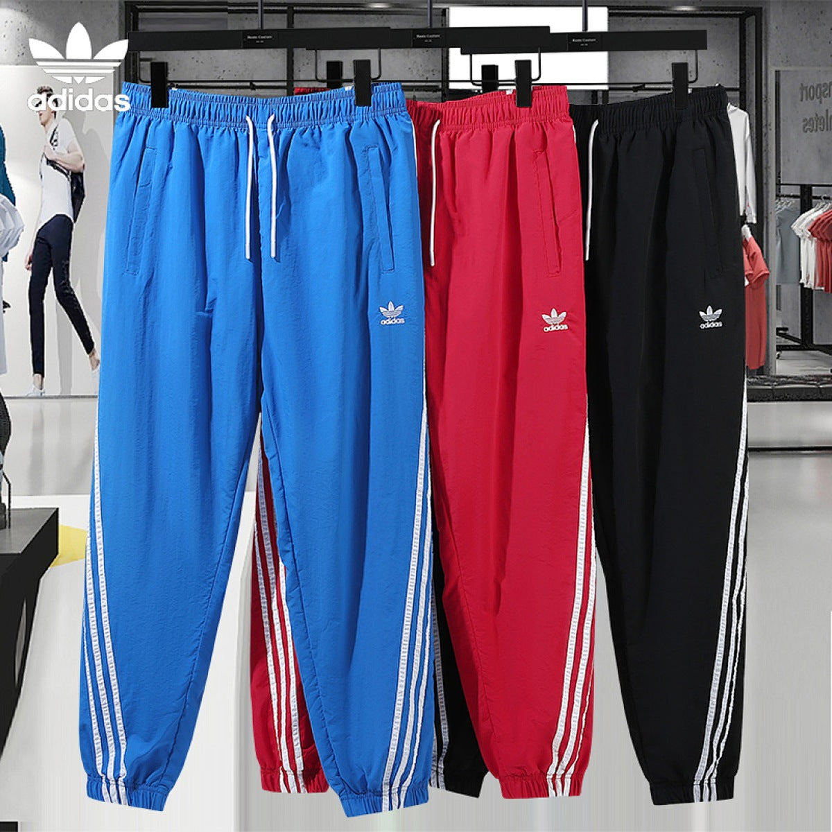 Conjunto adidas Taslan Tres Franjas, foto 10 de 10