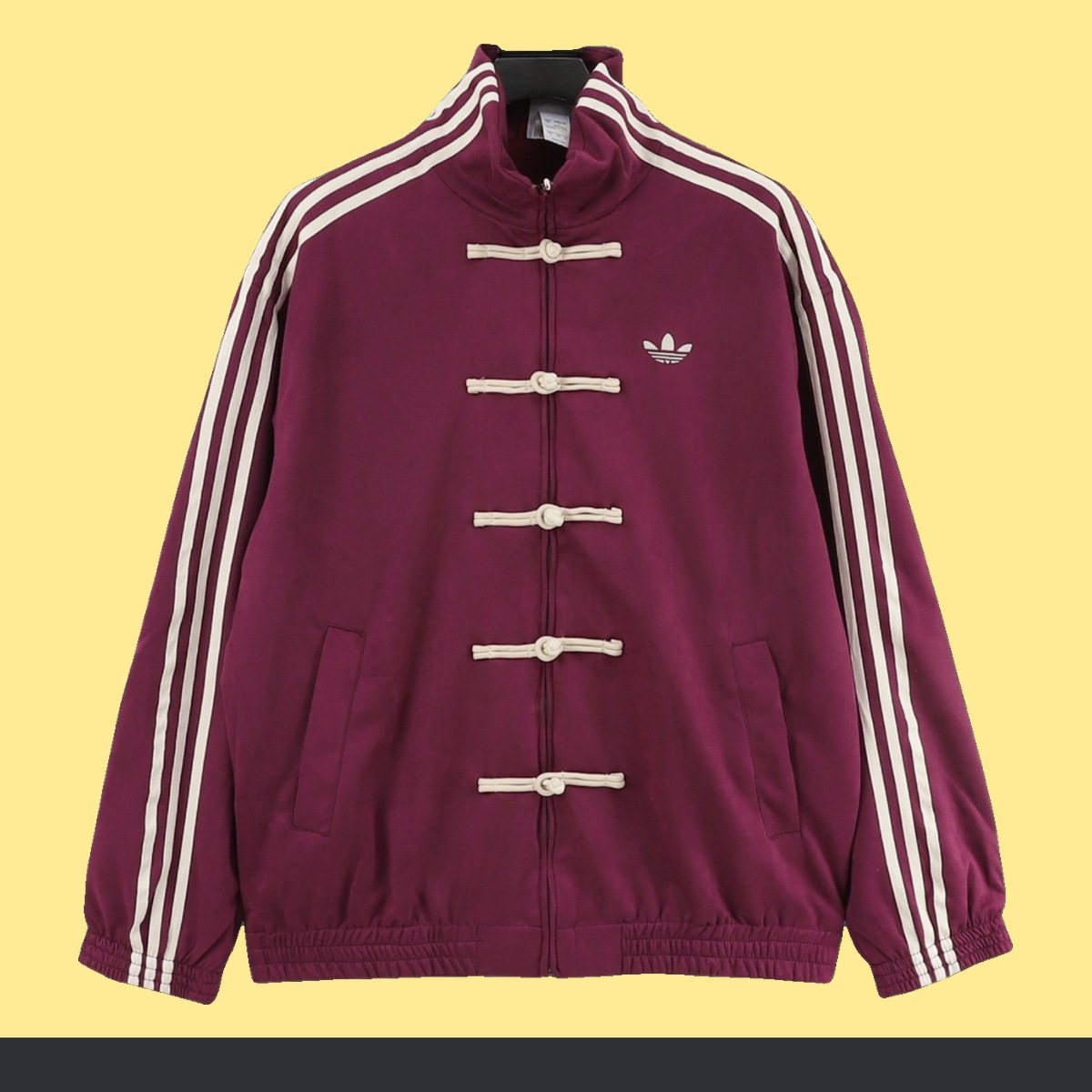 Chamarra adidas Tang Año Nuevo Chino vino, vista de frente