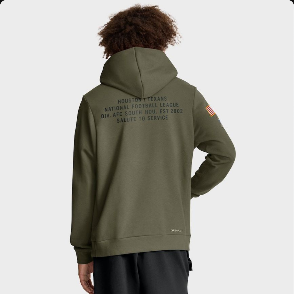 Sudadera NFL estilo militar 2025 — Houston Texans 🤠 (S–4XL)