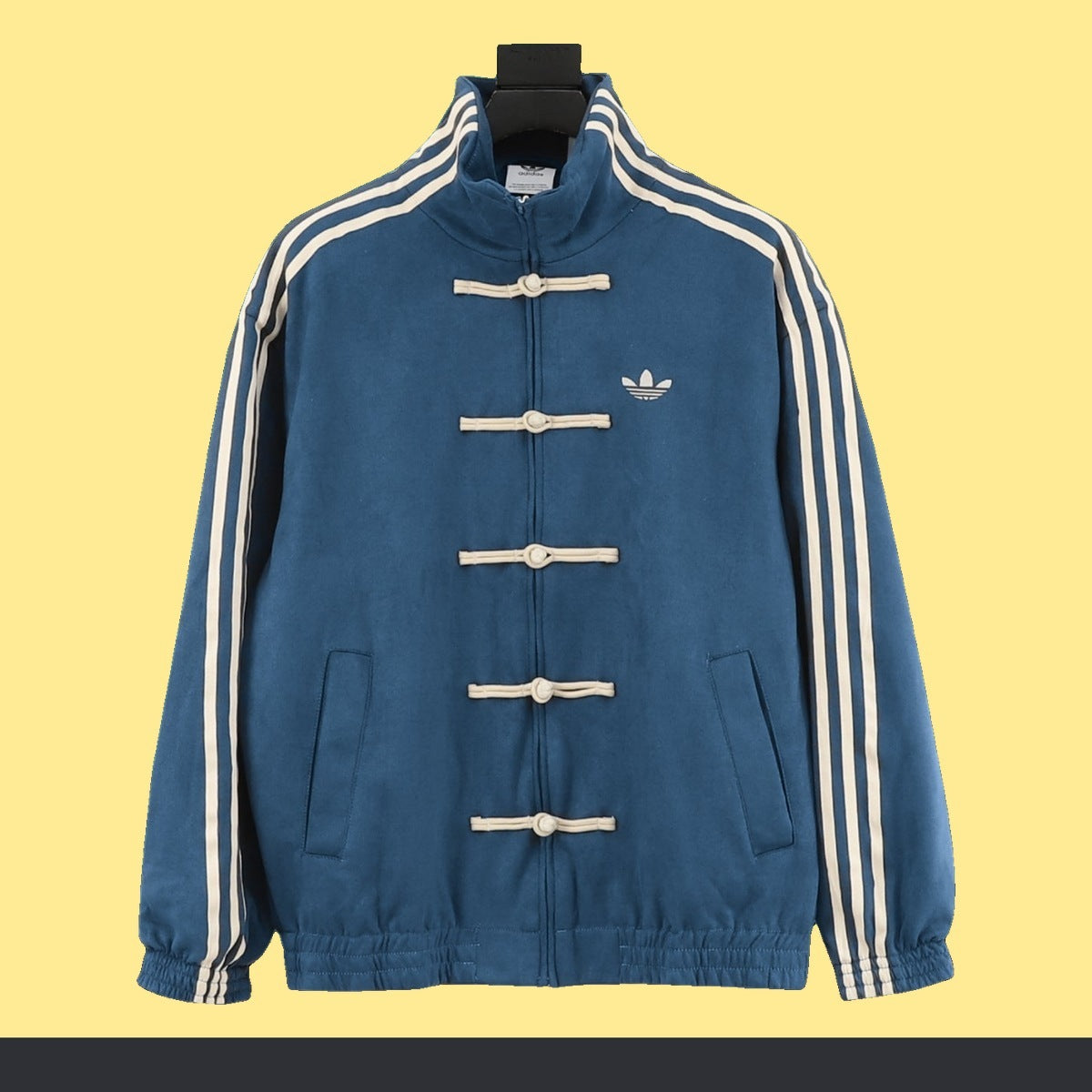 Chamarra adidas Tang Año Nuevo Chino azul marino, vista de frente